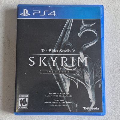 The Elder Scrolls V: Skyrim Special Edition PS4 M 1 Player Case Map