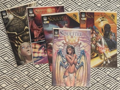 Lot of 5 SOULFIRE with Variant Michael Turner Fathom Aspen Comics