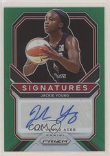 2021 Panini Prizm WNBA Signatures Green Prizm Jackie Young #SG-JYG Auto 0c3