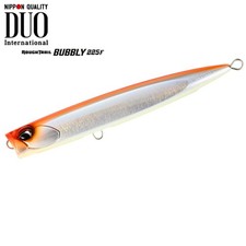 DUO Offshore Casting Floating Popper Lure BUBBLY 225F CYA0865 Sight Orange GB