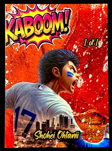 2024 Shohei Ohtani Sport Anime Manga Swag Cartoon Prism 1/1 One Of One -Dodgers