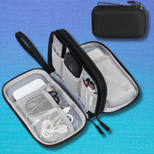 Portable Electronic Organizer Travel Cable Storage Bag Cord Case Accessories US