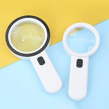 Illumination Hand Held Magnifying Glass Jewelry Identification