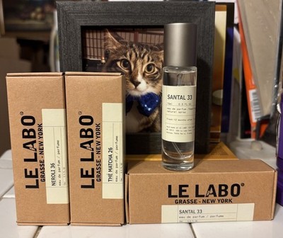 NIB Le Labo -Set of 3 EDP Sprays, 15ML each, SANTAL 33, The MATCHA 26, NEROLI 36