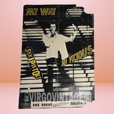 Sex Pistols/Sid Vicious: My Way Concert Film Original Promotional Poster (1978)