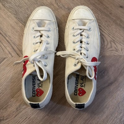 Converse Chuck Taylor 1970 Ox X Comme des Garcons Play Unisex Size M 8/W 10