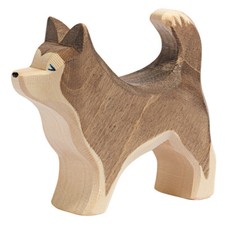 Schlittenhund stehend - Ostheimer 29007 Hund Husky Holzfigur NEU