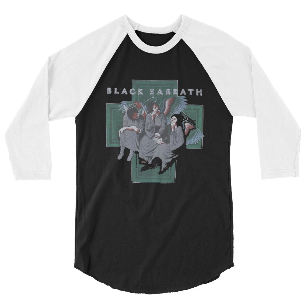 Black Sabbath Unisex 3\4 Sleeve Baseball Tee