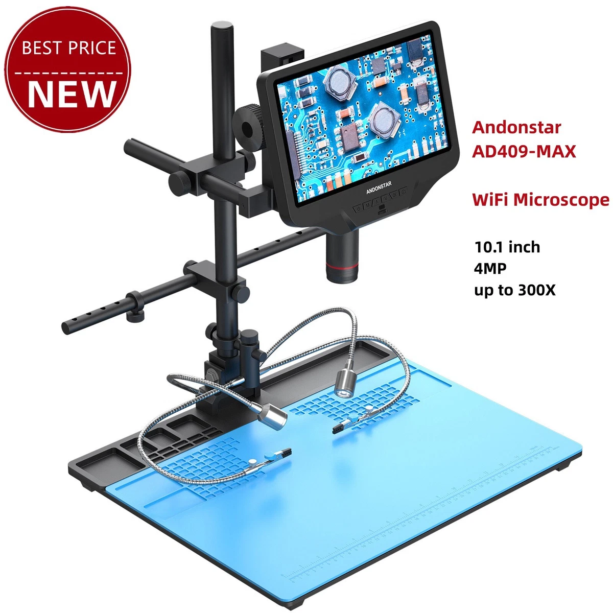 Microscopio digital de alta calidad LCD Andonstar AD409-MAX WiFi ty23