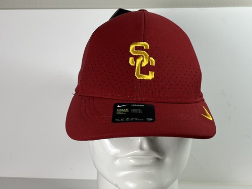 USC Trojans Nike Team M/L Strapback Red Yellow Hat Cap Hat Dri Fit Legacy91 New