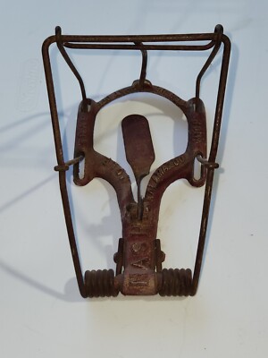 Vintage NASH Mole Trap Kalamazoo MI Metal Pat. Off. Reg. US Loop