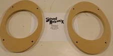 MDF Speaker / Spacer Rings, 6x9" to 6.5" X-LARGE Adapters 1/2" Thick One Pair