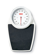SECA Mechanical personal scale with fine 1 lbs graduation lb/kg 