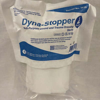 Dynarex Dyna-Stopper Trauma Pressure Dressing White Ster 9'' X 5-1/2''  #3535 -1pk