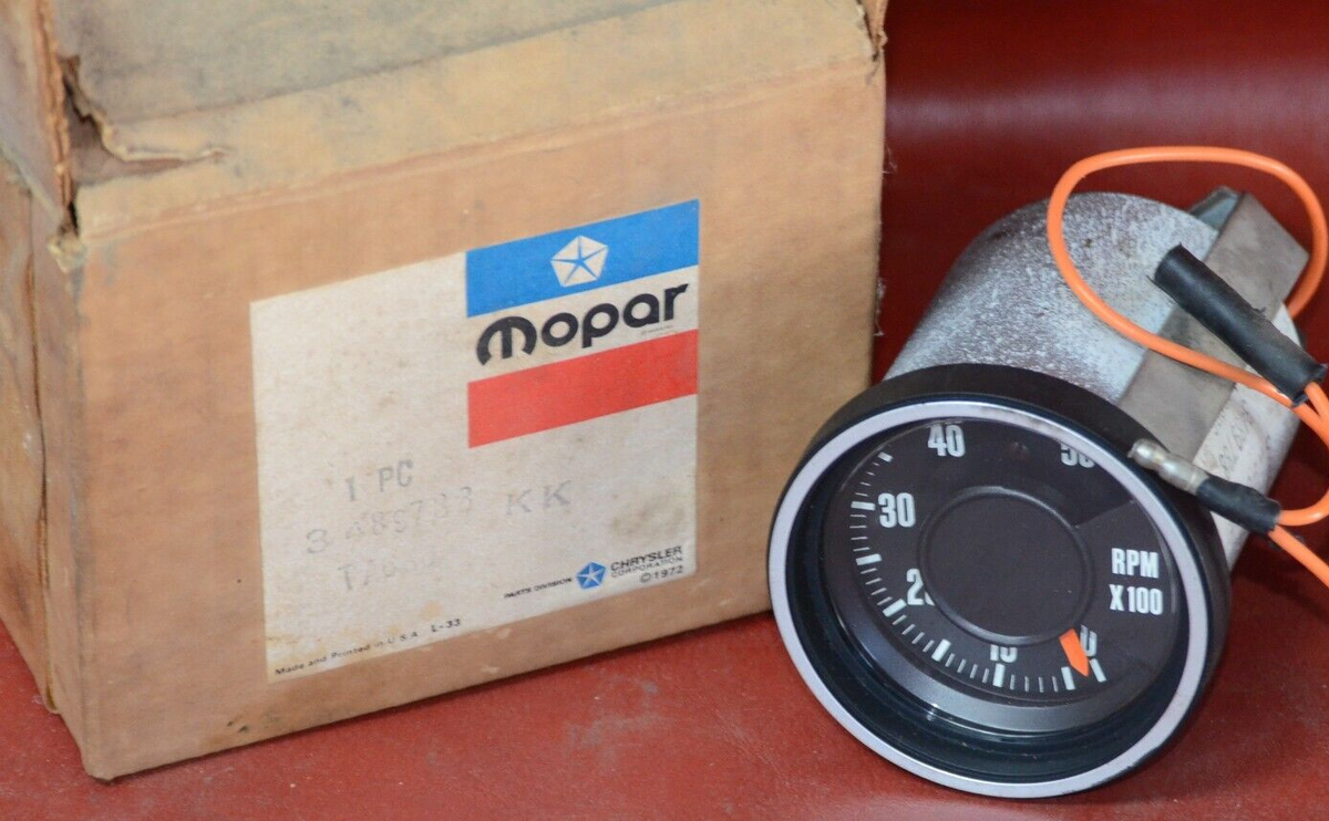NOS 1972-74 Dodge Truck Ramcharger Factory Tachometer 8cyl 360