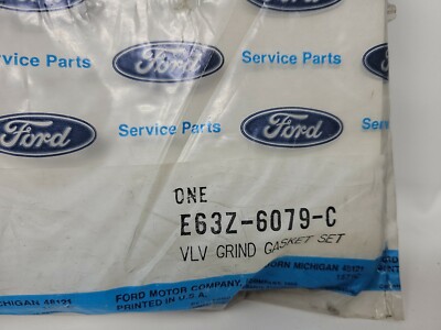Ford OEM NOS 1980's Tempo Valve Grind Gasket set p/n- E63Z-6079-C