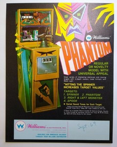 100 Cotton Williams Phantom Arcade Flyer Original Rifle Shooting Gallery Game Art Print Great On Sale Nivaldobuenoimoveis Com Br