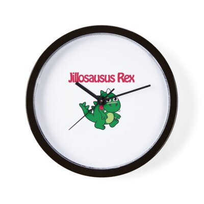 CafePress Jillosaurus Rex 10'' Wall Clock (225695743)