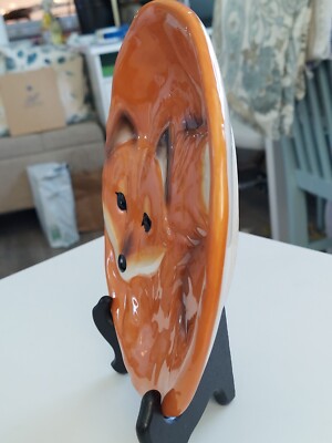 [新品未使用] DAISAK FOX フォックス中皿 Fox Plate Earthenware 8'' Ceramic Dish With Stand | eBay