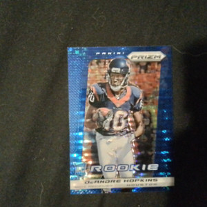 DEANDRE HOPKINS  2013 PRIZM REFRACTOR BLUE PULSAR RC