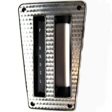 Console Shift Plate - Engine Turned For 1970-1981 Firebird Console Shift Plate - Engine Turned For 1970-1981 Firebird