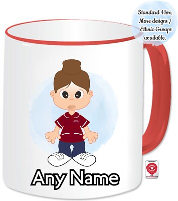 Personalisierte Krankenschwester Tasse Tasse Betreuer Mentor Matrone Student Krankenschwester Geschenke Burgund Tops