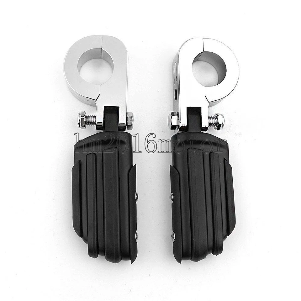 Motorcycle 1 1/4" Highway Foot Pegs Crash Bars for Harley Electric Glide FLHTK Foto 2 de 4