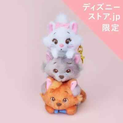 2点 ベルリオーズ ぬいぐるみ キーホルダー DISNEY CAT DAY 新品 ディズニーストア ベルリオーズ おしゃれキャット