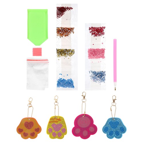 Cat Claw Keychain Child DIY Picture Adorable Pendant - 第 11/12 張圖片