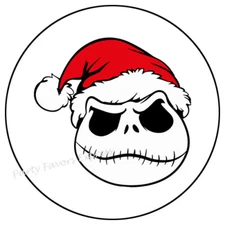 NIGHTMARE BEFORE CHRISTMAS ENVELOPE SEALS LABELS STICKERS PARTY FAVORS