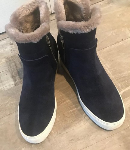 steve Madden Cacia Side Zip Wedge Ankle 