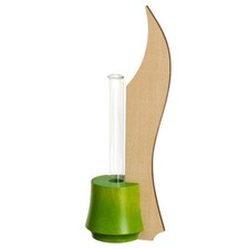 Decorazione da Tavola Vaso Acero Verde Bxhxt 9x25x6, 5cm Nuovo Erzgebirge