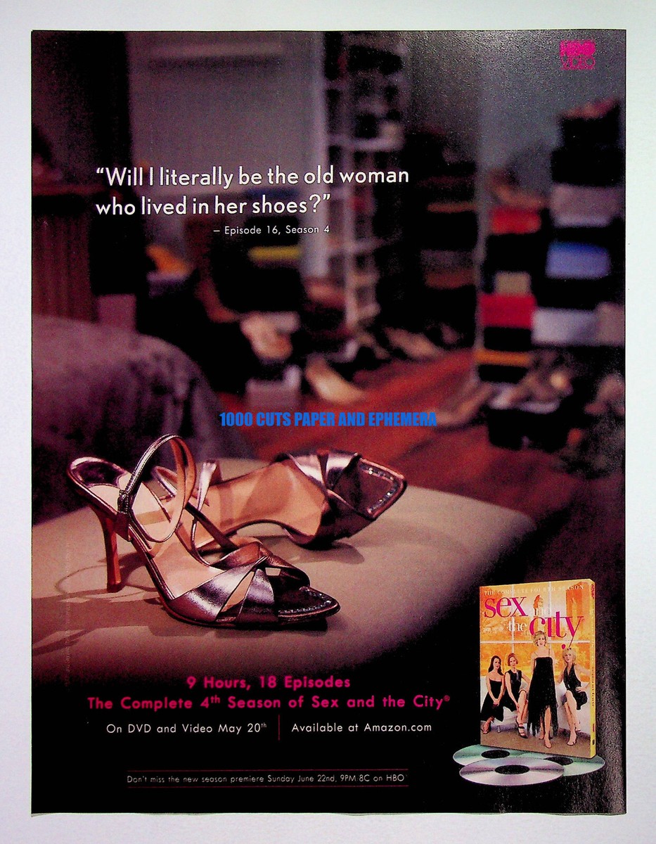 Sex and the City HBO Video TV 2003 Trade Print Magazine Ad Poster - Main Image