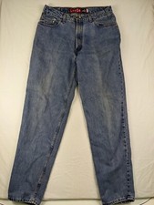 Vintage 90s Levi’s Silver Tab Loose Baggy Denim Jeans Blue 34X34 Made In USA