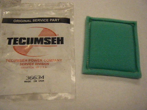  1 Lot of 7  Tecumseh Part No. 36634 Air Pre-Filter Original Service part