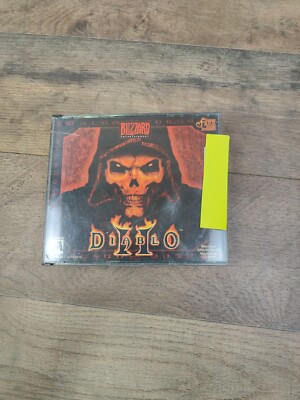 2000 Blizzard Diablo 2 PC 3 DISC Used W/ Key PLUS DIABLO 1 DISC