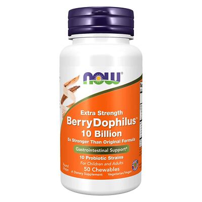 BerryDophilus Extra Strength 50 Chewables, Clearance for Best By 06/2025