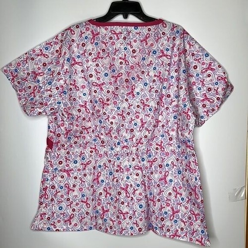NWT Beverly Hills Uniforms Scrubs 5X PLUS SIZE Breast Cancer - Picture 8 of 8
