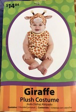 Plush Giraffe costume, 2 Piece, Size 9-18 Months, New with mark, B4D23