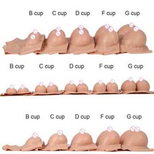 HighCollar Realistic Silicone Breast Form Enhancer Crossdresser Trandsgender Lot