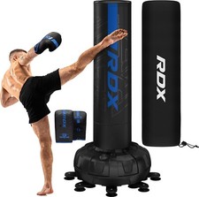 Image of RDX Freestanding Punching Bag with Glove Heavy Pedestal Kickboxing MMA Punch Bag