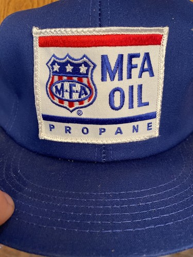Vintage MFA Oil Propane K-Brand BIG PATCH Missouri Farmers Snapback Hat/Cap USA - Picture 6 of 9