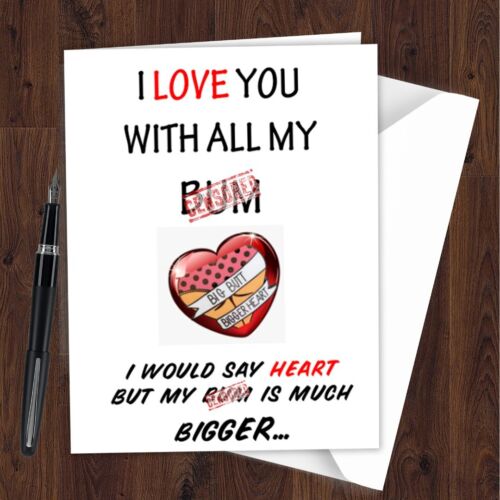 Anniversary Funny Valentines Card Husband Wife Lover Rude Sexy Butt Bum Wife G11 eBay