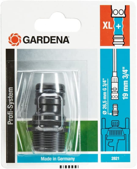 Gardena 2821-20 Geräteadapter Bewässerungsgeräte Profi System 26 5 mm