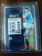 2020 Panini Contenders Draft Ticket Purple chrome Tyler Glasnow 137/149