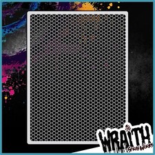 Fish Scales #3 - Reusable Airbrush Stencil Template