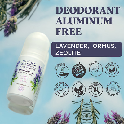  DEODORANT ALUMINUM FREE with lavender, ormus & zeolite-unique with detox effect