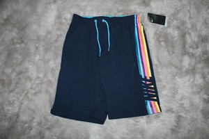mens rainbow swim trunks