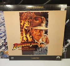 Indiana Jones and The Temple of Doom 2-Laserdiscs LD WIDESCREEN LQQK 