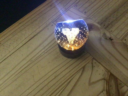 BEAUTIFUL 50 CAITHNESS PAPERWEIGHT WITH LIGHT BOX 50TH BIRTHDAY ANNIVERSARY - Picture 6 of 6